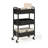 3-Tier Under Desk Mobile Utility Cart with Metal Storage Organizer-61413985