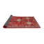 Tapis traditionnel rouge / brun / beige-1056975807