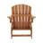 Oversized Outdoor Wooden Folding Adirondack Chair-917625450