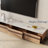 Modern Light Wood TV Stands, Stone Table-top, 3-6 Drawers, Fully Assembled-241539065