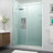 Belmore GS 52" W x 72" H Hinged Frameless Shower Door-30104558-105482040