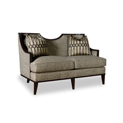 Harper 60" Linen Recessed Arm Loveseat