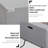 Square Propane Smokeless Fire Pit Table with Hidden Fuel Tank