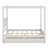 Wood Canopy Bed With Two Drawers