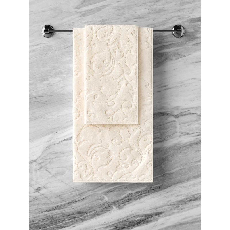 Sharlyz Hand Towel, Creamy Ecru