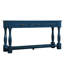Console en bois de 63 po avec tiroirs et tablette pour le vestibule. Bleu marine, structure en pin massif, capacité de charge élevée, tiroir de 63 po facile à installer. Fonctionnel, assemblage