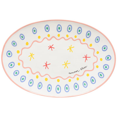 Summer Bliss Stoneware Platter