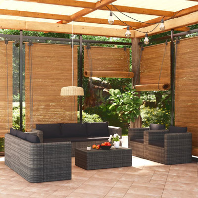 Zahian 9 Piece Sectional Seating Group with Cushions