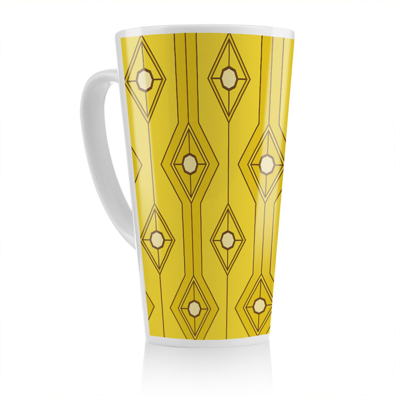 Geometric Latte Mug