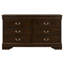 Commode 6 tiroirs Frances Cappuccino-119440300