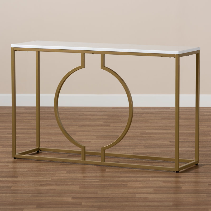47.2'' Marble Top Console Table