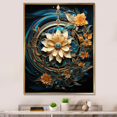 «Jeet Asian Art Mandalas Of Enlightment I», reproduction sur toile