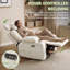Fauteuil inclinable électrique pivotant avec accoudoirs rabattables-454115758