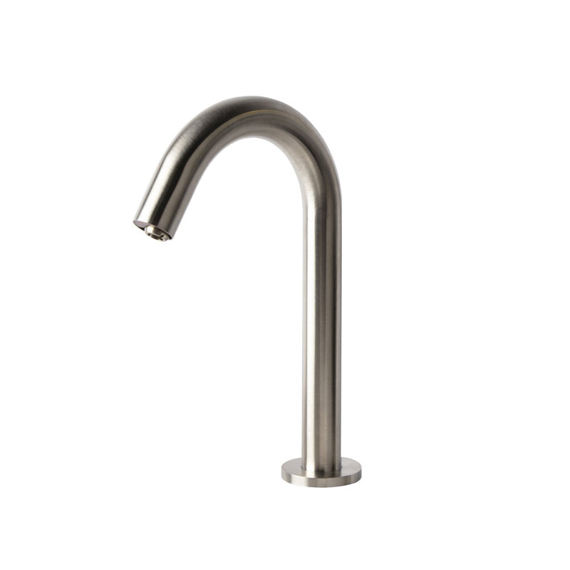 Zoom Single Hole Bathroom Faucet, Brushed Stainless Steel