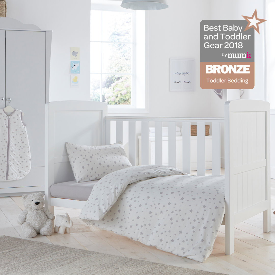 Safe Nights Nursery Cot Bed Duvet Cover & Pillowcase Set