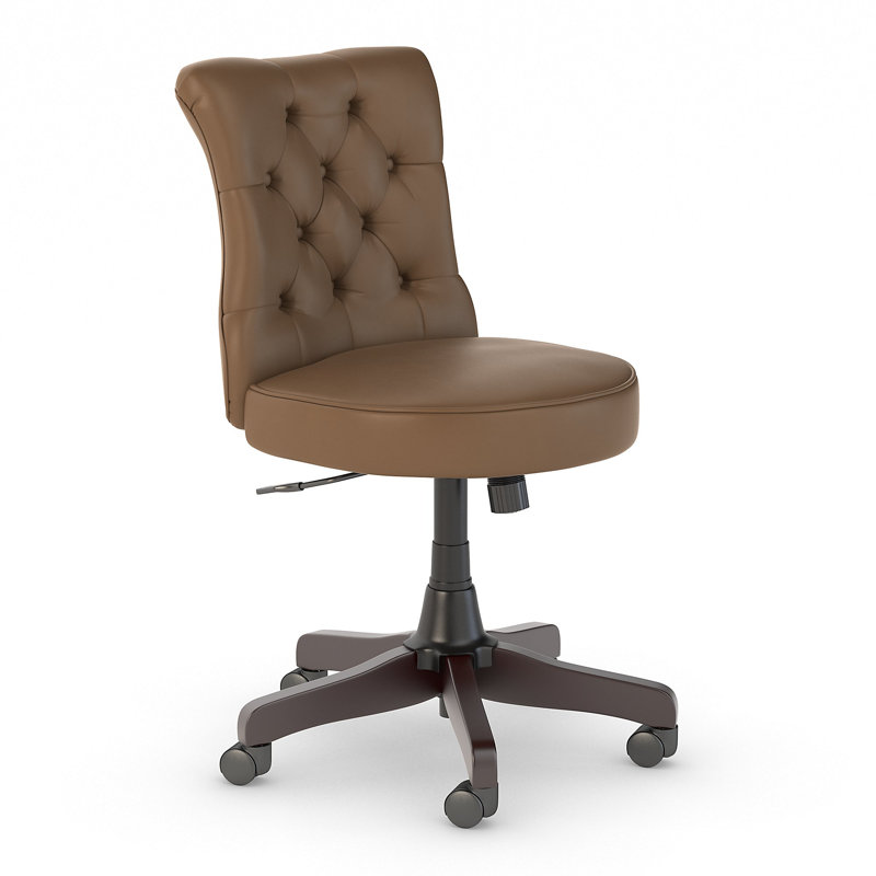 Chaise de bureau Bush, Brun clair
