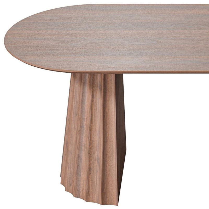 Table de salle à manger 79 po, Brun