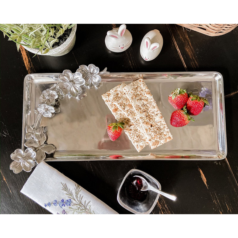 Butterfly Metal Decorative Tray