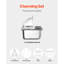 Distributeur de condiments pour comptoir 6 plats avec couvercle
