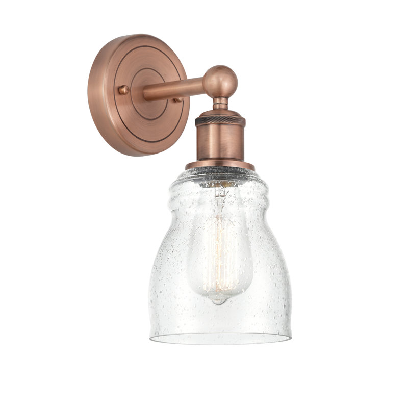 Cascades Armed Sconce, Seedy, Antique Copper