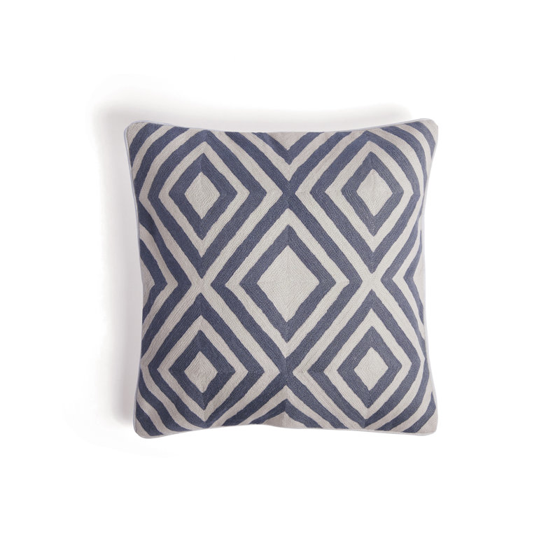 Mojo Geometric Cotton Throw Pillow