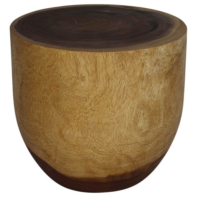 Hansina Solid Wood End Table