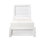Mobilier de chambre à coucher rustique à panneau en bois 1pc, lit dans une boîte