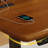 Nut-brown + Black Rectangular Hight adjustable Solid Wood + Steel desk-108219258