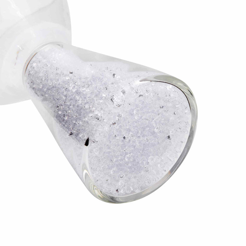 Sparkles Home | Vetrina Stemless Toasting Flute Set | 6 Lead-Free Crystal Glass | Rhinestones