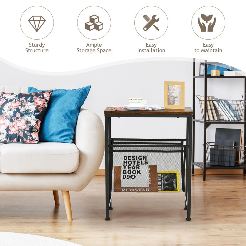17 Stories Glengormley Frame End Table | Wayfair