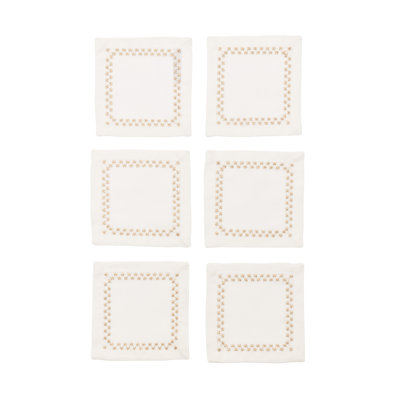 Starry Night 6 Piece Cocktail Napkin Set