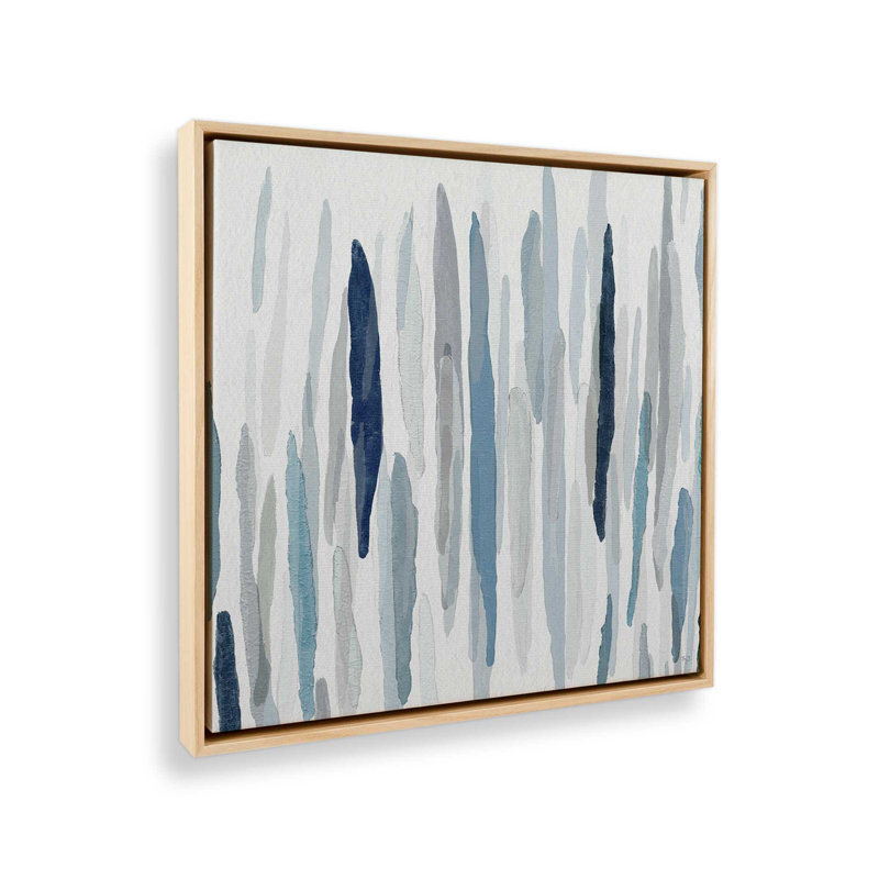 Blues rythmique v1, Toile encadrée «American Maple Floater», H 32,75 po x l 32,75 po x P 1,75 po