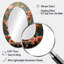 Miroir mural ovale rose et gris coquelicots fleurs nature morte III-1844783517