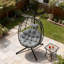 Hanging Chair, Gray, Technical Fabric