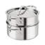 Hestan Probond Luxe 3-Quart Polished Professional Clad Stainless Steel Soup Pot And Steamer Insert Set