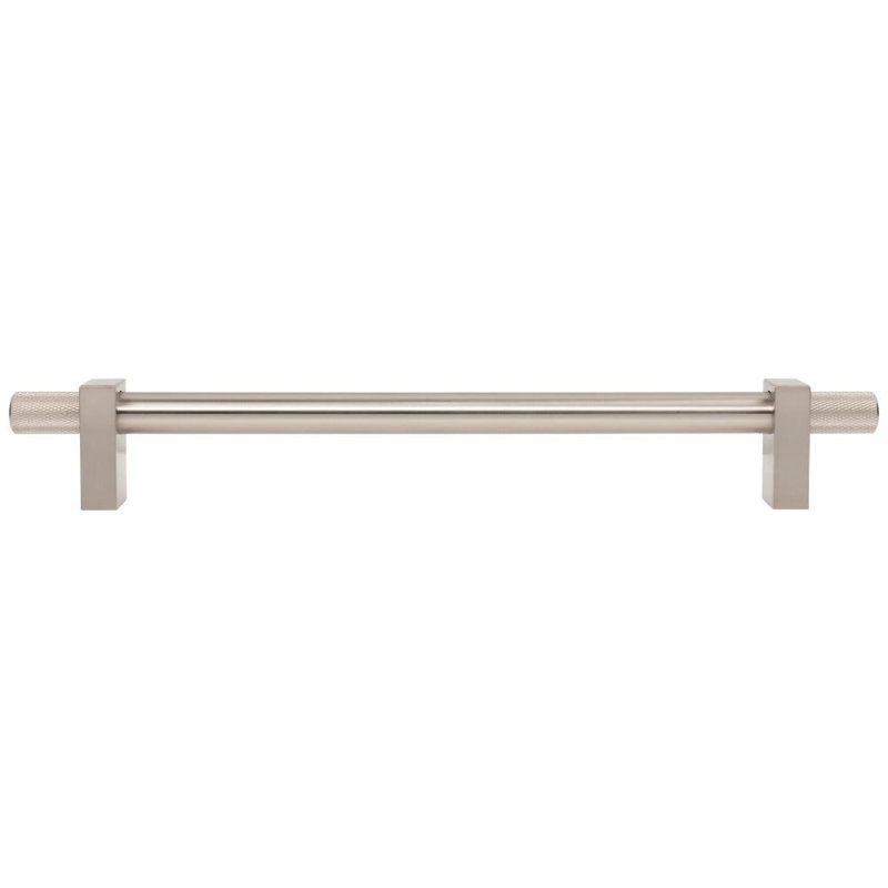 Larkin 4 Knurled Ends Appliance Pull, 18", Satin Nickel