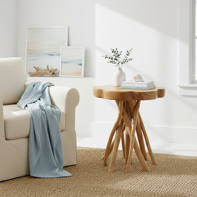 Solid Wood End Table