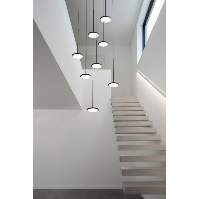 Sky Solo 5 Lights Chandelier, Matte Black