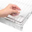Doublure de tablette en plastique transparent transparent givré pour tablettes coulissantes-666640562