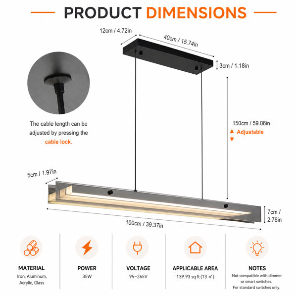 Dimensions du produit