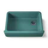 Whitehaven® 33" x 22" Self-Trimming Under-Mount Single-Bowl Kitchen Sink with Tall Apron