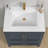 30 Inch Solid Surface Bathroom Vanity Top with Integrated Sink, Bright White Seamless Countertop, Waterproof & Easy Install