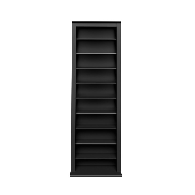 Armoire de rangement étroite Cataleya, Noir