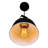 9" Black Pendant Light – Farmhouse Industrial Dome Fixture with 1-Light E26 Bulb Base for Kitchen Island or Dining Room – Adjustable Hanging Height, LED Compatible