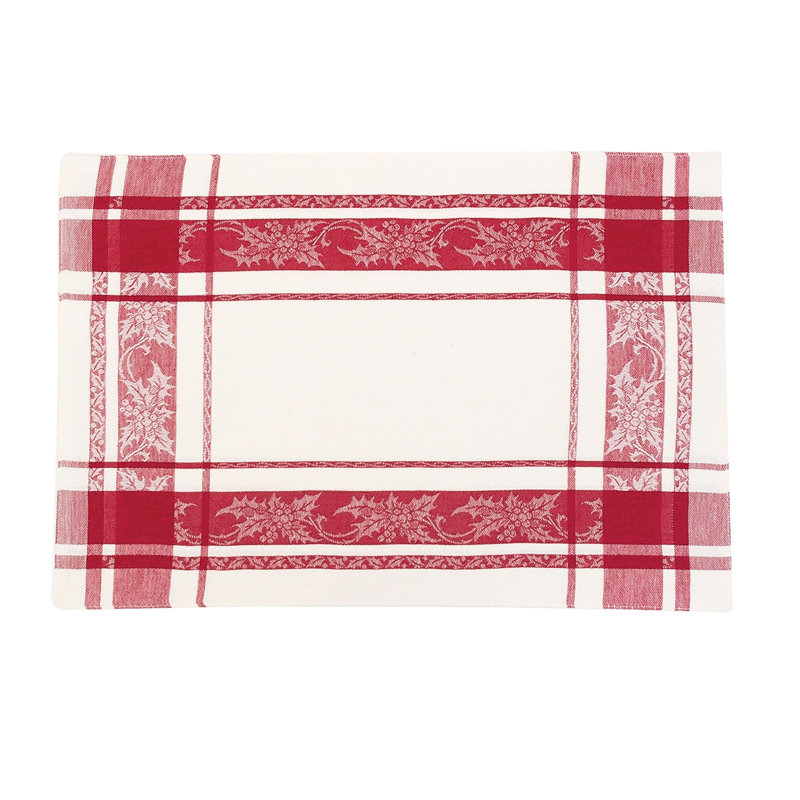 Napperon en coton Wye Jacquard Holly