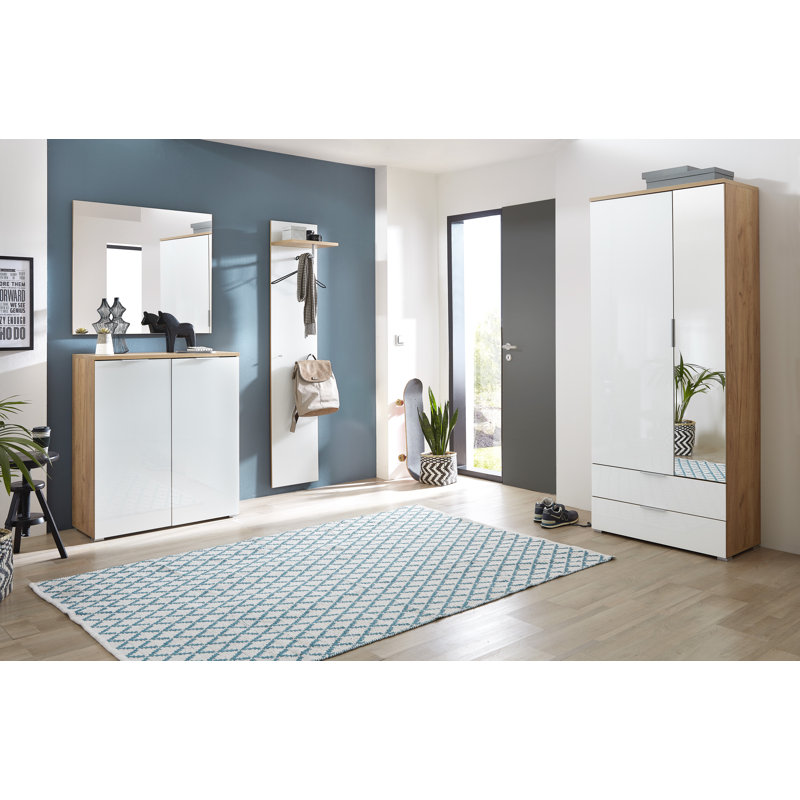 Edisson 2 Door Manufactured Wood Wardrobe