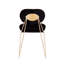 Chaise d'appoint large 22,15 po Shamala