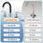 2-handle Bathroom Faucet with Drain Assembly-93332562