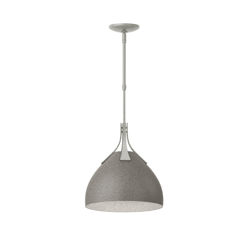 Summit 1 - Light Single Dome Pendant, Natural Iron, Sterling