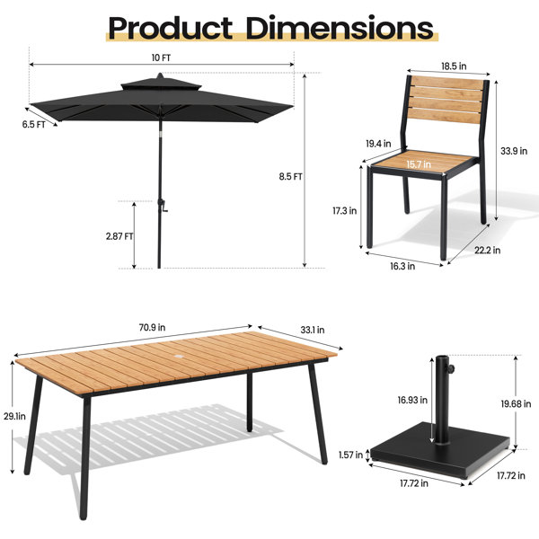 Dimensions du produit